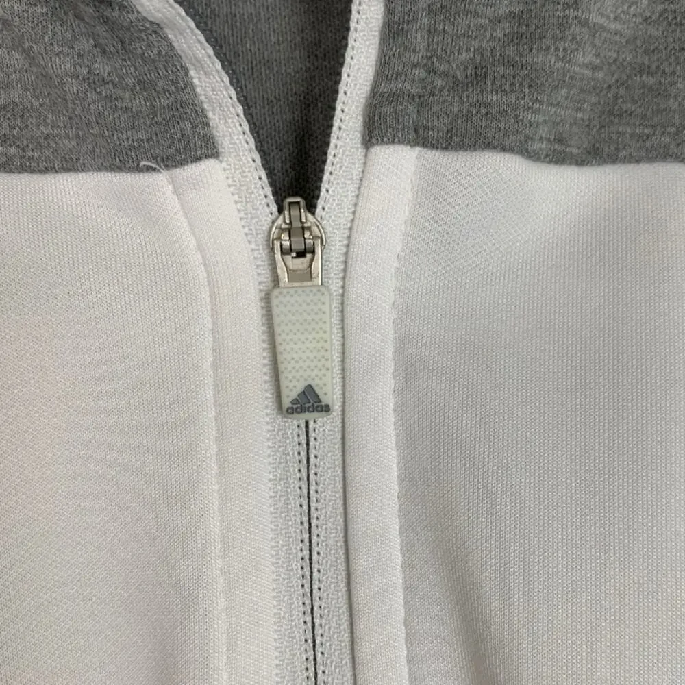 adidas White and Gray Men's Shirt - Picture 3 of 9